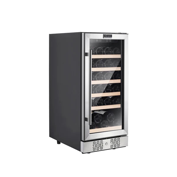 Sommelier 24 Bottle Dual Zone Wine Cellar Black