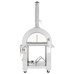 Outdoor Wood Fired and Gas Pizza Oven, 39"x36"x79"(W*D*H), Empava, PG03