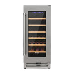 15" Single Zone Wine Cooler, Stainless Steel, Thor Kitchen, 33 Wine Bottle Capacity, TWC1501