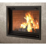 Contemporary  Moulded Refractory Brick Panels for Antoinette Series Fireplaces, Black, Valcourt, VA7071BR