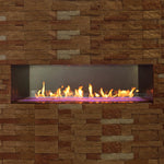 Carol Rose Outdoor Manual Control Linear Fireplace OLL60FP12S, 60-Inches - Empire
