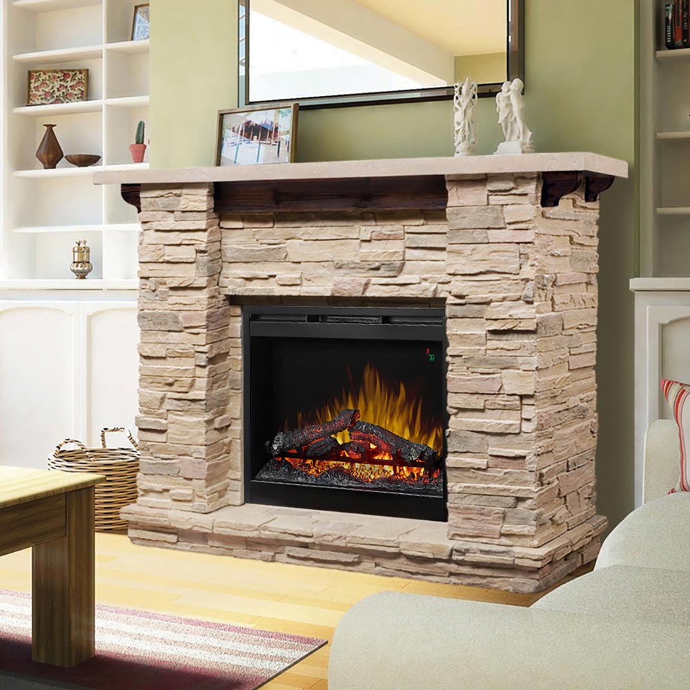 Featherston Electric Fireplace Mantel Package - GDS28L8-1152LR