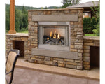 Carol Rose Outdoor Premium Traditional IP Fireplace with Log set, OP36FP72M, 36-Inches - Empire
