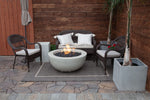 Moderno 8 Concrete Gas Fire Pit Bowl + Free Cover ✓ [Prism Hardscapes] PH-455 - 39-Inch