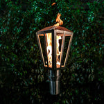 Lantern Outdoor Torch - Stainless Steel - Propane/Natural Gas - The Outdoor Plus - OPT-TT6M