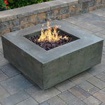 Tavola 2 Concrete Gas Fire Pit Table + Free Cover ✓ [Prism Hardscapes] PH-406 - 36x36-Inch