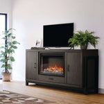 Franklin Electric Fireplace TV Stand in Weathered Oak - NEFP30-3020RK, 30-Inches - Napoleon