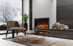 Smart Electric Fireplace, Traditional Series, Amantii, Built-in, Black, 26", 30", 33", 38", 44", 48", TRD-26