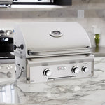 2-Burner Built-In Propane Gas Grill without Rotisserie, American Outdoor Grill, "L" Series, 24", 24PBL-00SP