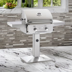 2-Burner Propane Gas Grill On Pedestal, American Outdoor Grill, "L" Series, 24PPL-00SP