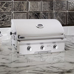 3-Burner Built-In Propane Gas Grill, American Outdoor Grill, "L" Series, 30", 30PBL-00SP