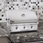 3-Burner Built-In Propane Gas Grill, American Outdoor Grill, "T" Series, 30", 30PBT-00SP
