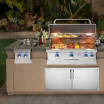 Drop-In Double Side Burner, American Outdoor Grill, Built-In, "T" Series, 12", 3282PT