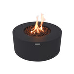 Modeno Venice Fire Pit Table, Round, Black, 34.3", OFG113