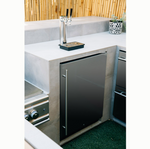 6.6C Deluxe Outdoor Rated Double Tap Kegerator, TrueFlame, 24",  TF-RFR-24DK2