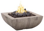 Bordeaux Square Fire Bowl, 36”w x 36"d x 15¼”h, American Fyre Designs