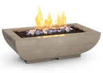 Bordeaux Rectangle Fire Bowl w/ FyreStarter Ignition System, 50”w x 30"d x 16¼”h, American Fyre Designs