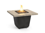 Cosmopolitan Square Firetable w/ FyreStarter Ignition System, Chat Height, 36”w x 36”d x 24”h, American  Fyre Designs