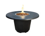 Cosmopolitan Round Firetable w/ FyreStarter Ignition System, Chat Height, 48” dia x 24”h, American  Fyre Designs