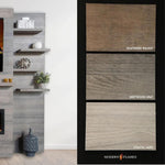 Allwood Side Wall Option w/ Shelves for Spectrum Slimline 60" Electric Fireplace, Modern Flames, AFWS-SIDE-CS