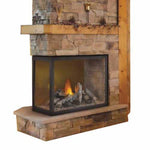 Ascent Multi-View Direct Vent Peninsula Gas Fireplace with Logs, Napoleon, 43", BHD4PNA