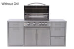 Blaze BBQ Island For Premium 32" LTE Series Natural Gas Grill,  Stainless Steel , BLZ-SS-ISLAND