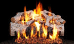 Vented Charred Series Mountain Birch Gas Logs, 30", Real Fyre, CHMBW-30