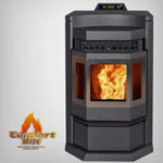 ComfortBilt, Pellet Stove, Heat Output 41000 Btu/hour, Heating Capability 2800 ft², HP22N - Brown, Black, Burgundy