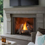 Courtyard Vent Free Traditional Single-Sided Outdoor Gas Fireplace with IntelliFire Ignition, Majestic, 36", ODCOUG-36