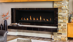 Contemporary Linear Gas Fireplace, Direct Vent, NG, 60", Superior, DRL4060TEN-B