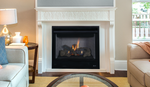 Superior Direct Vent Millivolt Ignition Fireplace, 40", DV Millivolt, Aged Oak Logs, Rear Vent, Superior, DRT2040RMN-C