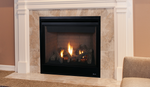 Superior Direct Vent Millivolt Gas Fireplace, 35" DV MV, Aged Oak Logs, Top/Rear, Superior, DRT3035DMN-C
