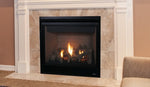 Traditional Direct Vent Millivolt Gas Fireplace 40" DV MV, Aged Oak Logs, Top/Rear, Superior, DRT3040DMN-C