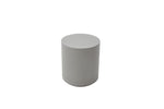 Rome Column Side Table, Round, Space Grey, Slate Black & Cream White,17.7", Elementi, FEG03-SG