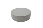 Rome Column Coffee Table, Round, Space Grey, Slate Black & Cream White, 40", Elementi, FCG07-SG