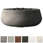 Dune Concrete Gas Fire Bowl + Free Cover ✓ [Prism Hardscapes] PH-721 - 42-Inches