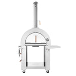 Outdoor Wood Fired Pizza Oven With Side Table, 46.3"*32.3"*79.8”(W*D*H), Empava, PG05