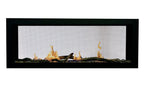 Slim See-Through Linear Fireplace, Emerson Series, Sierra Flames, 48", EMERSON-48-DELUXE-NG