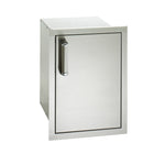 Premium Flush Enclosed Water Resistant Dry Storage Pantry with Pull-Out Drawers, Stainless Steel,  Fire Magic, 53820SC-L