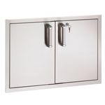 Premium Flush Stainless Steel Double Access Door with Lock and Soft Close, 21 x 30", Fire Magic, 53930KSC