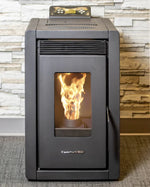ComfortBilt, Pellet Stove, Heat Output 26224 Btu/hour, Heating Capability 1100 ft², Black, HP40-Alpine1