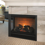 Left Corner Direct Vent Gas Fireplace, Majestic, 36”, LCOR-DV36IN