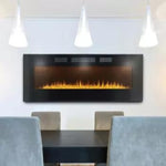 Linear Wall Mount Electric Fireplace, Azure Series, Napoleon, 50", EFL50H
