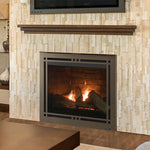 Meridian Top or Rear Direct Vent Unit Gas Fireplace with IntelliFire Touch Ignition System, Majestic, 36", 42", MERID36IL
