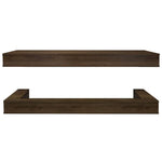 Multi Wall Mounted Floating Mantel Set for Orion Multi Fireplace, 52" 60" 76", Modern Flames, WSS-OR52-RTF
