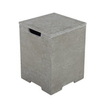 Square Tank Cover, Elementi Plus, Light Gray, Dark Gray, 16", ONB405 LG / DG