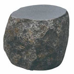 Elementi Boulder Seat, Gray, Round, Concrete, 18.1", ONE01-102