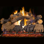 Charred Grizzly Oak Vented Gas Logs, 36", Real Fyre, CHGO-36