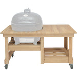 Primo Counter Top Cypress Kamado Table for Primo Oval XL W/ Ceramic Feet - PG00612