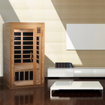 PureTech™ "Barcelona Elite" FAR Infrared Sauna with Hemlock Wood, Golden Design Saunas, 39″, GDI-6106-01 Elite